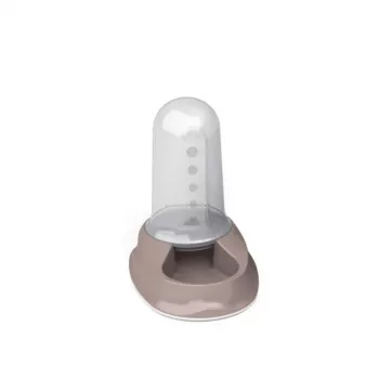 STEFANPLAST Chic comedero/bebedero 0,8L gris claro