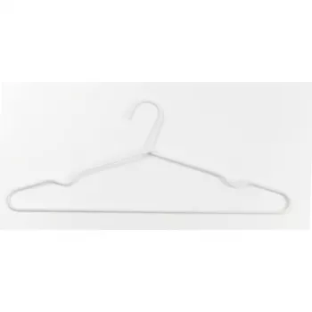 ORDINETT percha 3 uds. acero inoxidable/tela, 44,5 cm, surtido (negro/azul claro/blanco)
