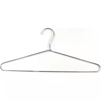 ORDINETT percha 5 unidades metal 40,5 cm acero cromado con gancho giratorio