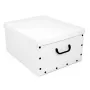 ORDINETT caja de cartón 49x39x25cm caja grande lisa surtido blanco/negro/azul marino/gris claro