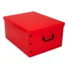 ORDINETT caja de cartón 49x39x25cm caja grande lisa surtido blanco/negro/azul marino/gris claro