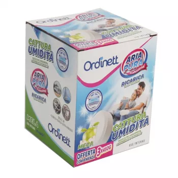 ORDINETT Moisture Absorbent Refill Tablets 450g x 3 pcs Apple