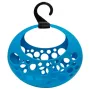 GIOSTYLE Cesta para pinzas de la ropa Love azul claro 29x13x31 cm