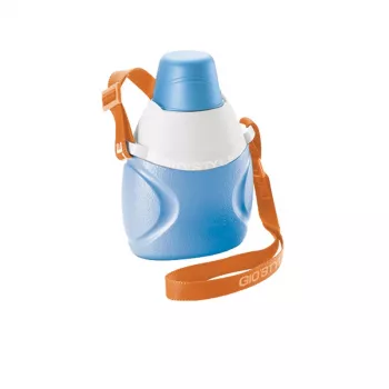 GIOSTYLE Fiesta 600 Botella de bebida Tritan 0,65L Azul-Naranja