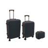 ORDINETT Cómoda con cajones set de 3, 60L + 43L + 15L, Gris