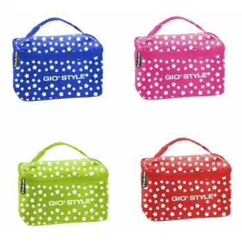 GIOSTYLE Bolsa de comida térmica Stars, colores surtidos (rojo, verde, azul, rosa)