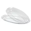 GUARDINI Bandejas de plástico transparente set de 2 Easy Bake 46x23 cm