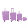 ORDINETT Set de 4 maletas rígidas 98L/60L/43L/15L Rosa