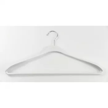 ORDINETT Perchas 2 uds. plástico Soft Touch 45 cm surtidas negro azul gris claro blanco