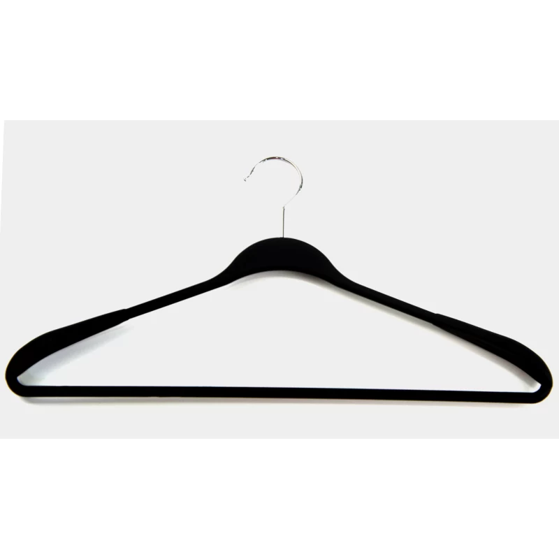ORDINETT Perchas 2 uds. plástico Soft Touch 45 cm surtidas negro azul gris claro blanco
