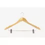 ORDINETT percha de madera con pinzas, pack de 2, 44,5 cm, haya natural