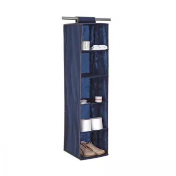 ORDINETT organizador de 5 niveles 30x30x120cm azul