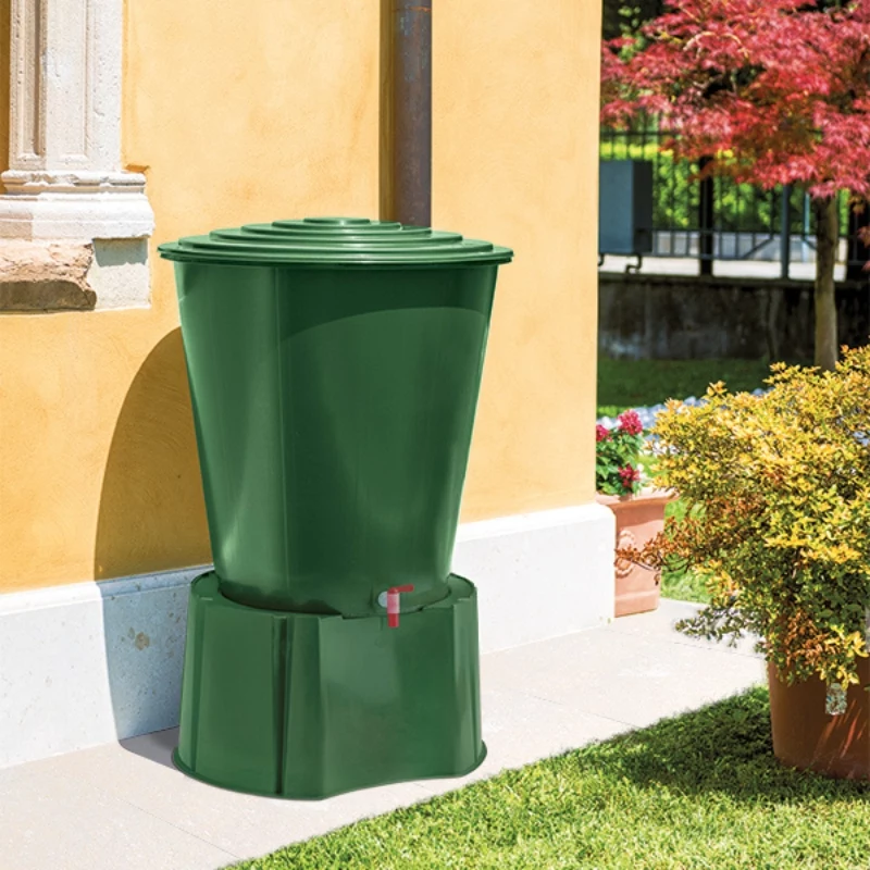 STEFANPLAST soporte para bidón de lluvia para bidones de 210L/310L, 70x38 cm, verde