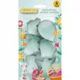 GUARDINI set de cortapastas para galletas de Pascua y pan de especias 6 uds. 5-6x2cm