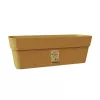 STEFANPLAST Ethica Flower Box with Tray 30x13x12 cm Mustard Yellow