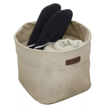 ORDINETT caja de tela M 24x24x19cm Ego Ecru