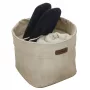 ORDINETT caja de tela M 24x24x19cm Ego Ecru