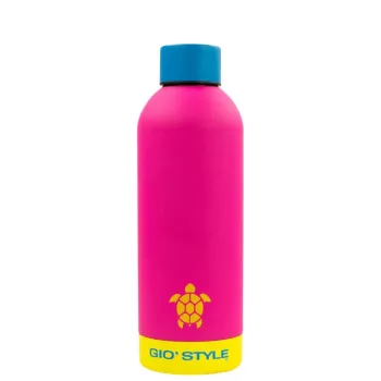 GIOSTYLE botella de bebida Fluo 0,5L surtido rosa/amarillo/verde/azul