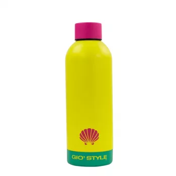 GIOSTYLE botella de bebida Fluo 0,5L surtido rosa/amarillo/verde/azul