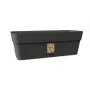 STEFANPLAST Ethica jardinera con plato 50x18x17 cm gris