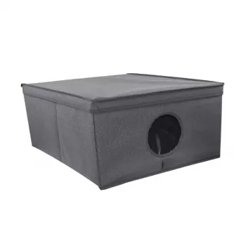 ORDINETT caja plegable M talla 48x36x19 cm gris