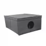 ORDINETT caja plegable M talla 48x36x19 cm gris