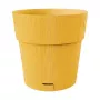 STEFANPLAST Ethica maceta con plato Ø40x39cm amarillo mostaza