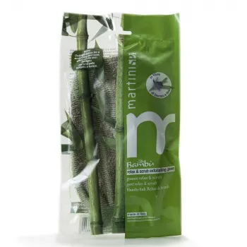 MARTINI SPA guante exfoliante de bambú para relajación y exfoliación