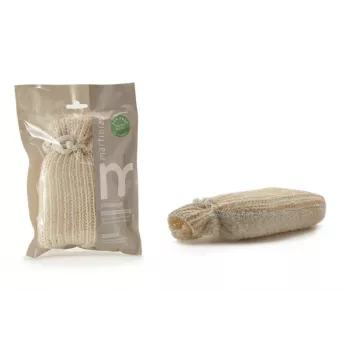 MARTINI SPA Esponja de masaje de sisal y algodón Natural