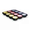 GUARDINI Gardenia Molde para muffins 12 cavidades 35x27x3 cm Antracita con 60 cápsulas de papel