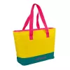 GIOSTYLE Bolsa térmica Beach Fluo Tote Surtido, 24L, Verde/Rosa/Amarillo/Azul claro