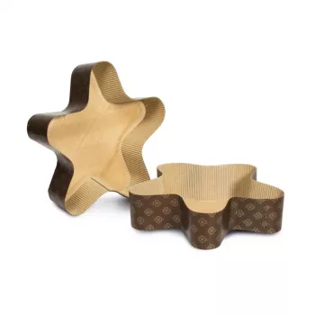 GUARDINI Moldes de papel con forma de estrella 3 uds. Easy Bake 25x21cm