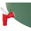 STEFANPLAST Bidón de agua de lluvia 500L con tapa y grifo Ø100x85cm Verde