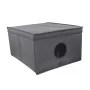 ORDINETT Caja plegable L talla 50x40x25 cm Gris