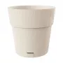 STEFANPLAST Maceta Ethica con plato Ø40x39cm Blanco