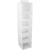 ORDINETT Organizador colgante con 6 estantes 30x30x120cm Algodón Gris