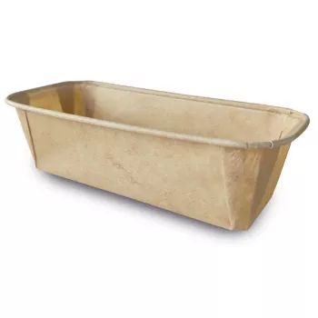 GUARDINI Bases de papel de hornear rectangulares para freidoras de aire 4 uds. 19x8,7x5,5cm
