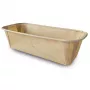 GUARDINI Bases de papel de hornear rectangulares para freidoras de aire 4 uds. 19x8,7x5,5cm