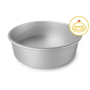 GUARDINI Molde de repostería profesional con fondo desmontable, Ø26 x 7,5 cm, aluminio anodizado