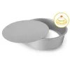 GUARDINI Professional Molde para tartas con base desmontable, Ø26 x 7,5 cm, Aluminio anodizado