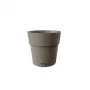 STEFANPLAST Maceta Ethica con plato Ø20x19cm Marrón