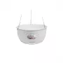 STEFANPLAST Maceta colgante Natural Ø30x14,5cm Blanco