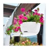 STEFANPLAST Maceta colgante Natural Ø30x14,5cm Blanco