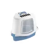 STEFANPLAST Arenero para gatos Sprint Corner Plus 56x40x40cm Azul/Blanco