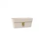 STEFANPLAST Ethica jardinera con bandeja, 30 x 13 x 12 cm, blanca