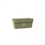 STEFANPLAST Ethica jardinera con bandeja 30x13x12 cm verde