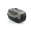STEFANPLAST Transportín Gulliver 3 para mascotas con puerta de plástico 61x40x38 cm Gris/Verde