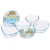 GUARDINI Bol de vidrio de borosilicato Ø21cm 2,1L Transparente