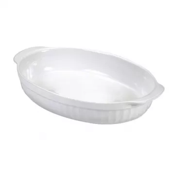 GUARDINI Fuente oval de cerámica 30 x 18 x 6 cm