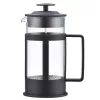 ASI COLLECTION GULFI L 1L Cafetera francesa, Vidrio de borosilicato, Acero inoxidable